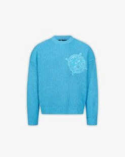 V-LOGO KNITWEAR SKY BLUE