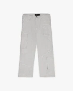 ASYMETRICAL CARGOPANTS LIGHT GREY