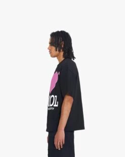 I LOVE SCHOOL TEE BLACK 8 I LOVE SCHOOL TEE BLACK -Vicinity Fashion Store website pic main SummerTees 0000s 0014 school b