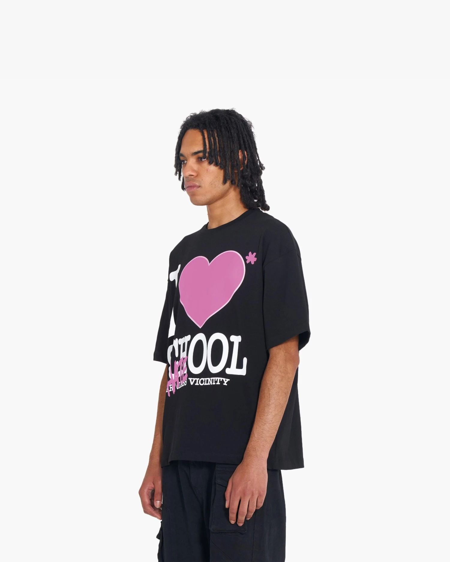 I LOVE SCHOOL TEE BLACK 4 I LOVE SCHOOL TEE BLACK - Image 4