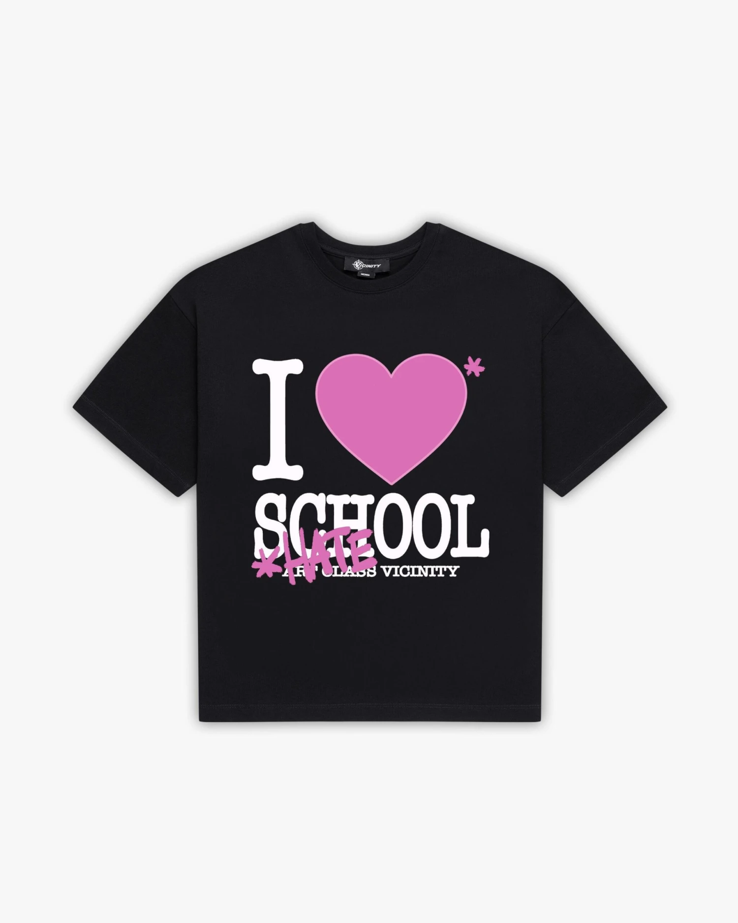 I LOVE SCHOOL TEE BLACK 1 I LOVE SCHOOL TEE BLACK