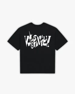 HAVOC TEE BLACK -Vicinity Fashion Store website pic main SummerTees 0005s 0000s 0007 basicmiragebrownback
