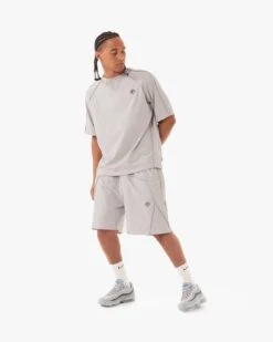 TRACK TEE GREY 22 TRACK TEE GREY -Vicinity Fashion Store website pic main tracksuits 0003s 0003s 0000 pose2