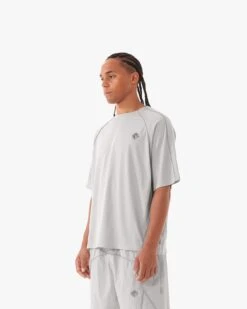 TRACK TEE GREY 14 TRACK TEE GREY -Vicinity Fashion Store website pic main tracksuits 0003s 0003s 0004 tilted